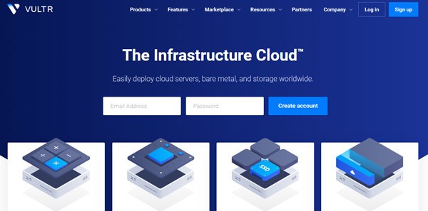 Vultr cloud ssd shared hosting
