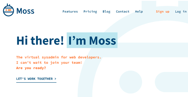 Moss homepage