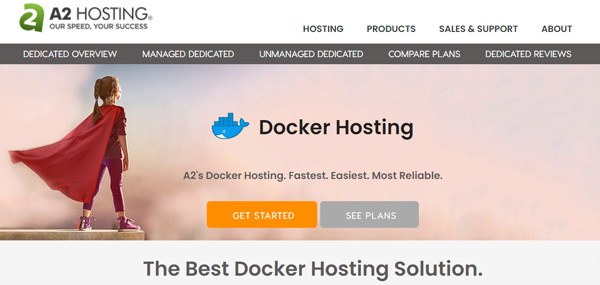 A2Hosting Dedicated Server Docker Hosting