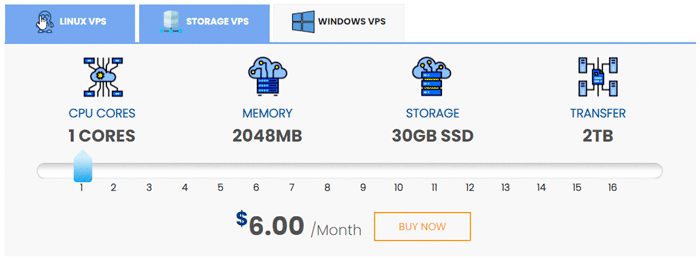 InterServer VPS Plans Prices