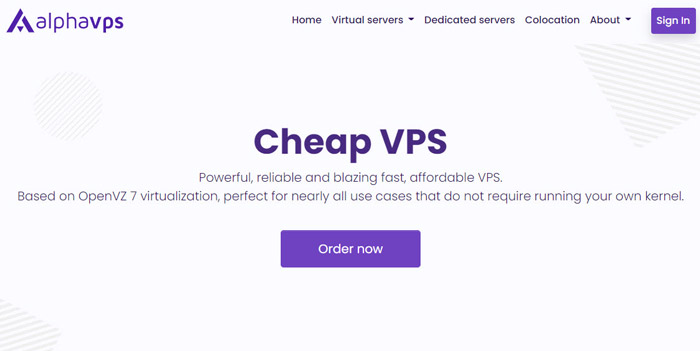 AlphaVPS cheapest high RAM VPS