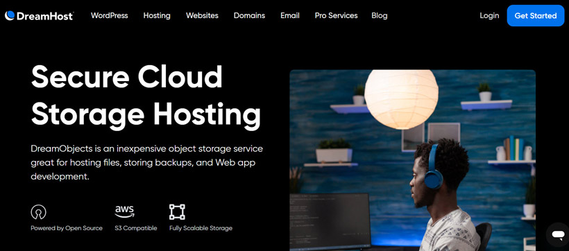Dreamhost cloud storage hosting