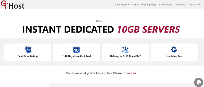 GTHost 10gbps VPS