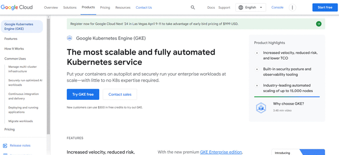 GoogleCloud Kubernetes