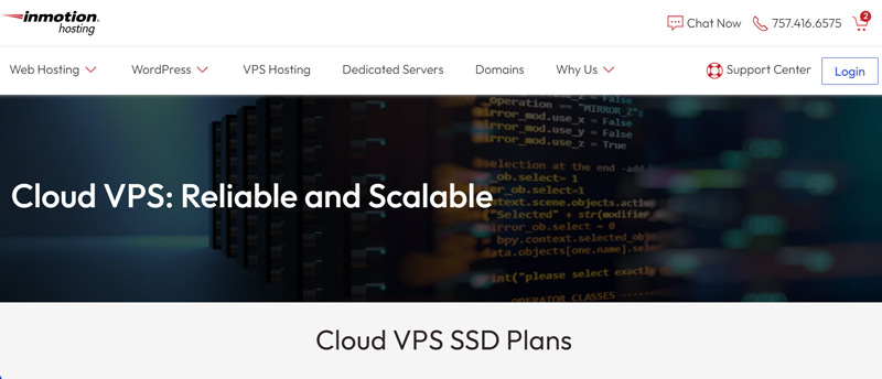 InMotionHosting Cloud VPS SSD
