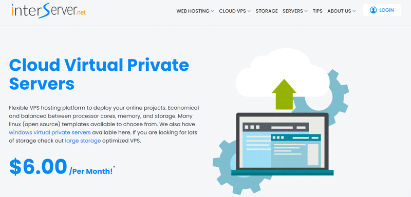 Interserver cloud virtual private servers
