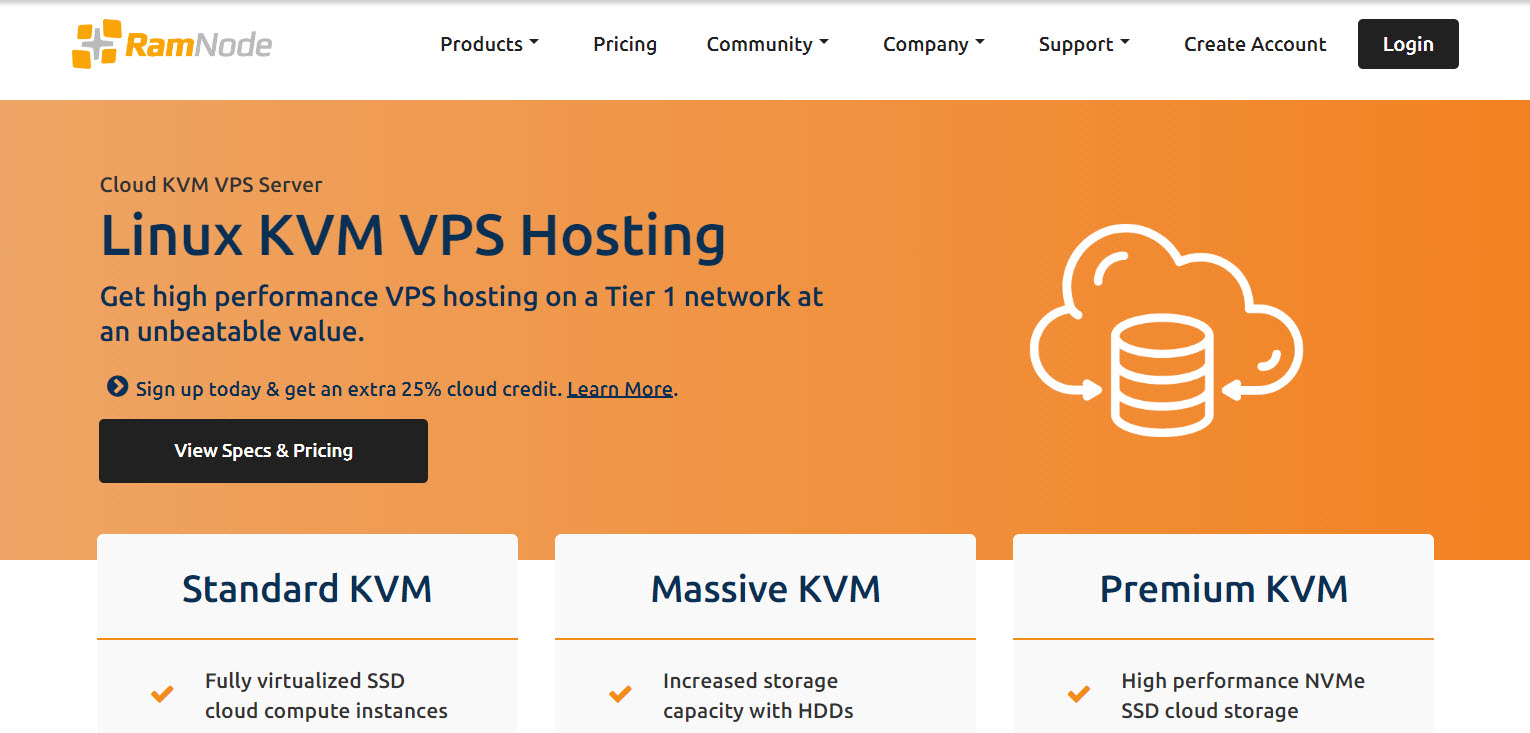 RamNode Premium KVM VPS