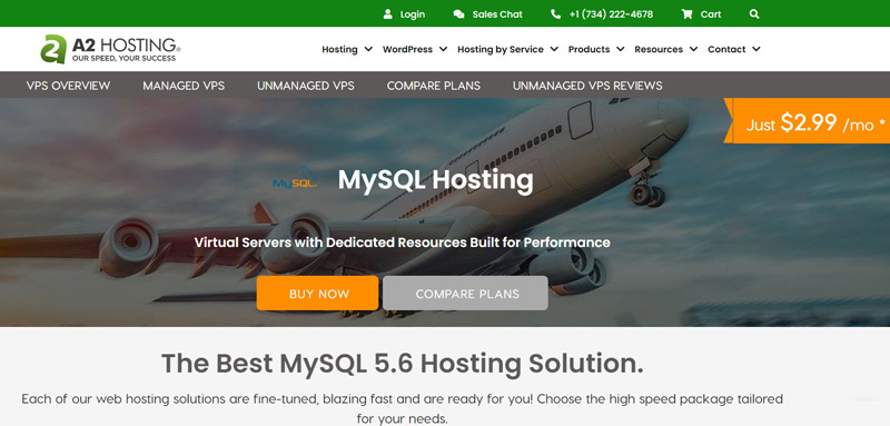 A2Hosting cheap mysql web hosting