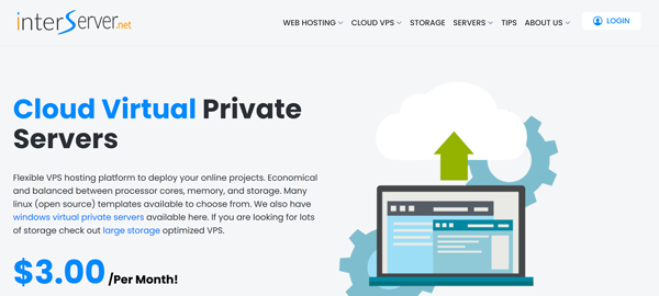 InterServer virtual machine hosting